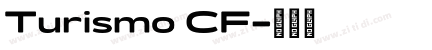 Turismo CF字体转换